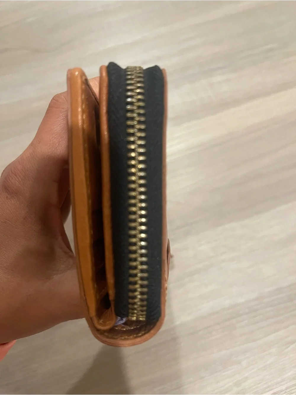 Modalu Tan Leather Continental Wallet